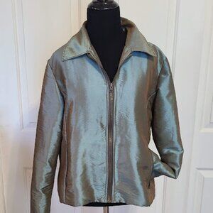 Chico's Iridescent Spring Jacket/Coat Size 1 (6-8)